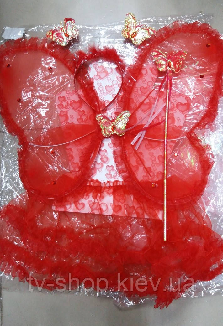 Набір Феї з крилами 4 в 1 (білий,червоний), фото 1