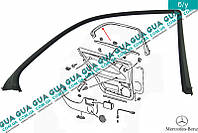 Молдинг / декоративная накладка / облицовка стекла задней левой двери A2107350171 Mercedes / МЕРСЕДЕС E-CLASS