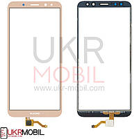 Сенсор (тачскрин) Huawei Mate 10 Lite (RNE-L01, RNE-L21), Nova 2i, High Quality, Gold