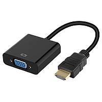 Перехідники-конвектор HDMI на VGA конвертер для комп'ютера або ноутбука TISHRIC