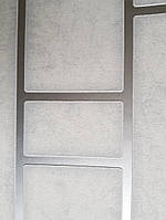 Шпалери вінілові на флізелін Marburg 31750 Imagine лофт штукатурка під бетон сірі смуги фігури сріблом