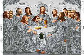 Вишивка бісером "Тайна вечеря" (срібло) А2Р_045 Virena