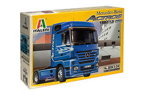 MERCEDES - BENZ ACTROS 2003. Збірна модель автомобіля-тягача в масштабі 1/24. ITALERI 3824