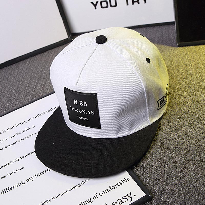 Бейсболка снепбек Crown Jeans модель Brooklyn white snapback