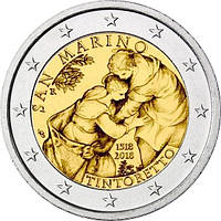 Сан-Марино 2 евро 2018 «500 лет со дня рождения художника Тинторетто» UNC в сувенирной упаковке