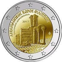 Греция 2 евро 2017 «Археологический комплекс Филиппы» UNC