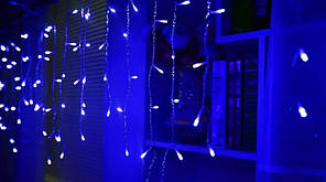Гірлянда бахрома вулиця 120 LED (Ø 3,3) 4 м, бурульки 30/50/70 см (флеш) (бП) Синій (RD-7114) 154522, фото 4