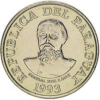 Парагвай 100 гуарани 1993 UNC (KM#177a)