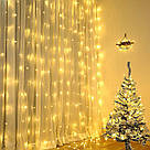 Гірлянда штора, Новорічні прикраси штора 3*3, фото 4