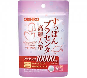 ORIHIRO плацента 10000, супон, женьшень, 60 таб на 30 днів