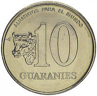 Парагвай 10 гуарани 1996 UNC (KM#178a)