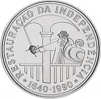 Португалія 100 ескудо 1990 «350 років відновлення незалежності Португалії» AU-UNC (KM#651)