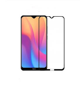 Захисне скло для Xiaomi Redmi 8 Full Glue Чорне