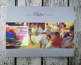 Пастель 36 кол. Raffine Soft Pastels 7300-36CB Marco