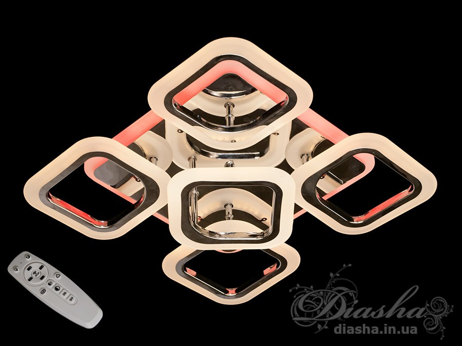 LED люстри Diasha AS8060/4+1HR LED 3color dimmer