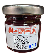 Фарба крем для гладкої шкіри 50 мл бордова bsk-color
