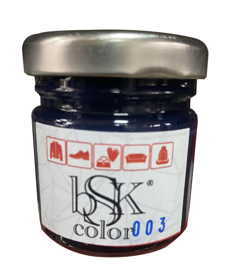 Фарба крем для гладкої шкіри 50 мл темно-синя bsk-color