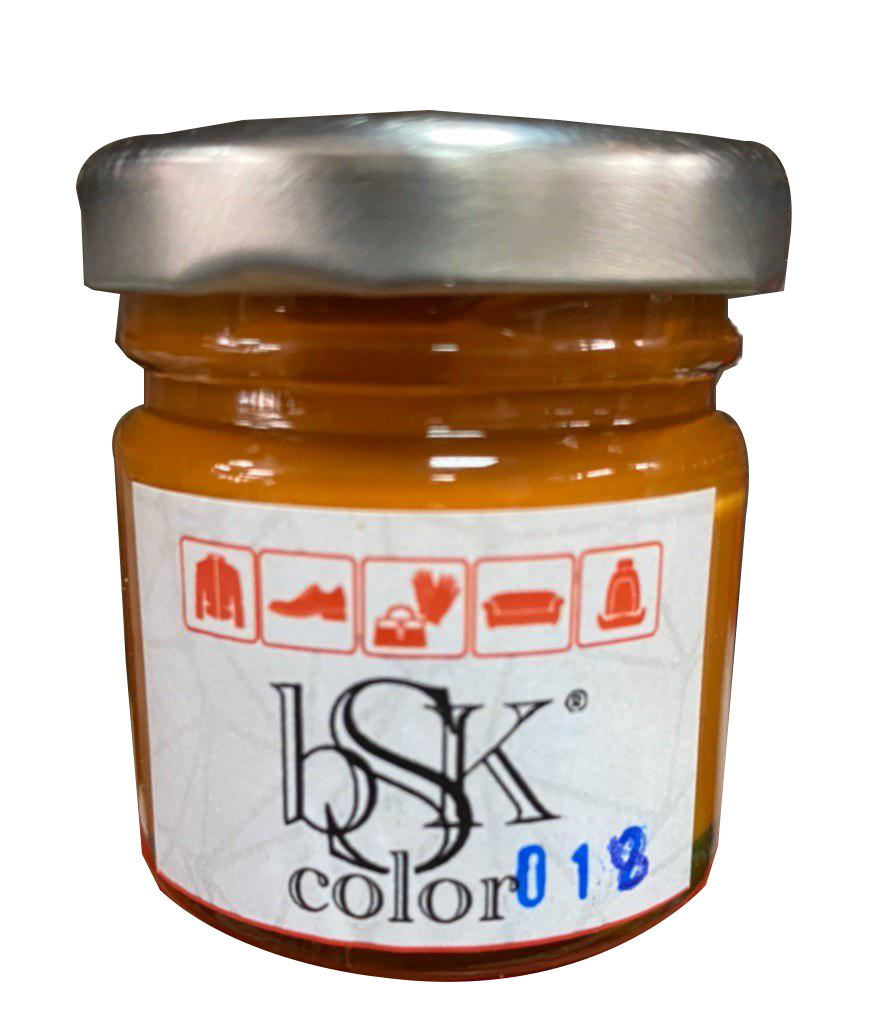 Фарба крем для гладкої шкіри 50 мл руда bsk-color