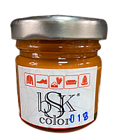 Фарба крем для гладкої шкіри 50 мл руда bsk-color