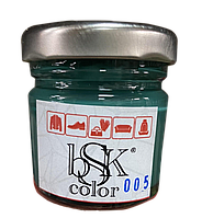 Фарба крем для гладкої шкіри 50 мл зелена bsk-color