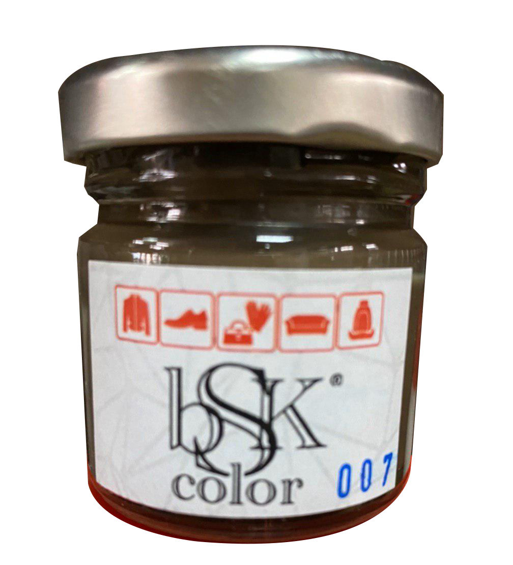 Фарба крем для гладкої шкіри 50 мл хакі bsk-color