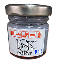 Фарба крем для гладкої шкіри 50 мл сіра bsk-color