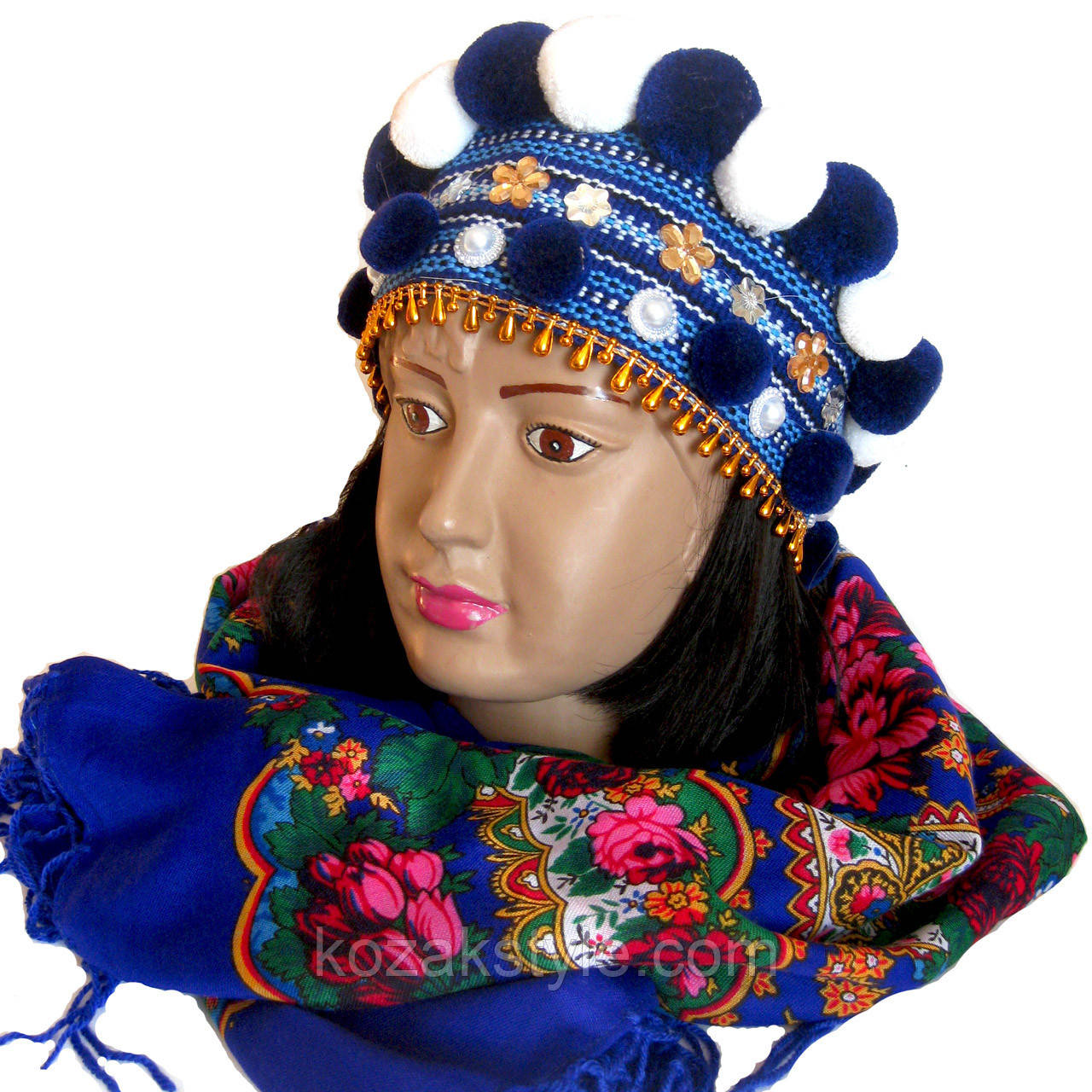 Корона гуцульська синя