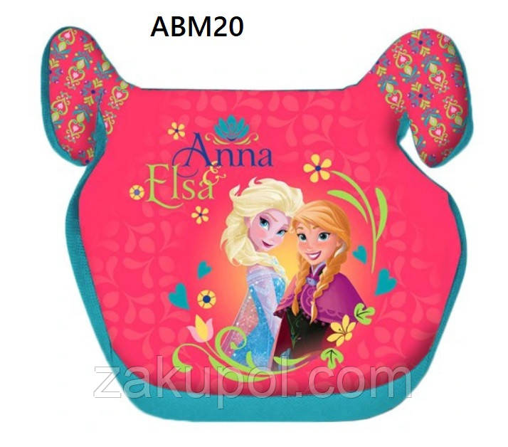 Дитяче автокрісло-бустер 15 - 36 кг ANNA ELSA PRINCESS ABM20 автомобільний бустер