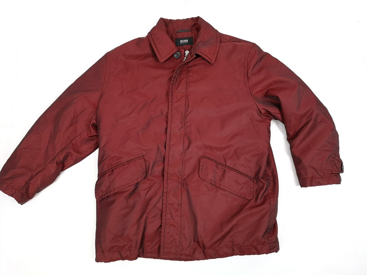 Куртка теплая Hugo Boss, бордовая, Разм L, Отл сост - фото 2 - id-p1093497415