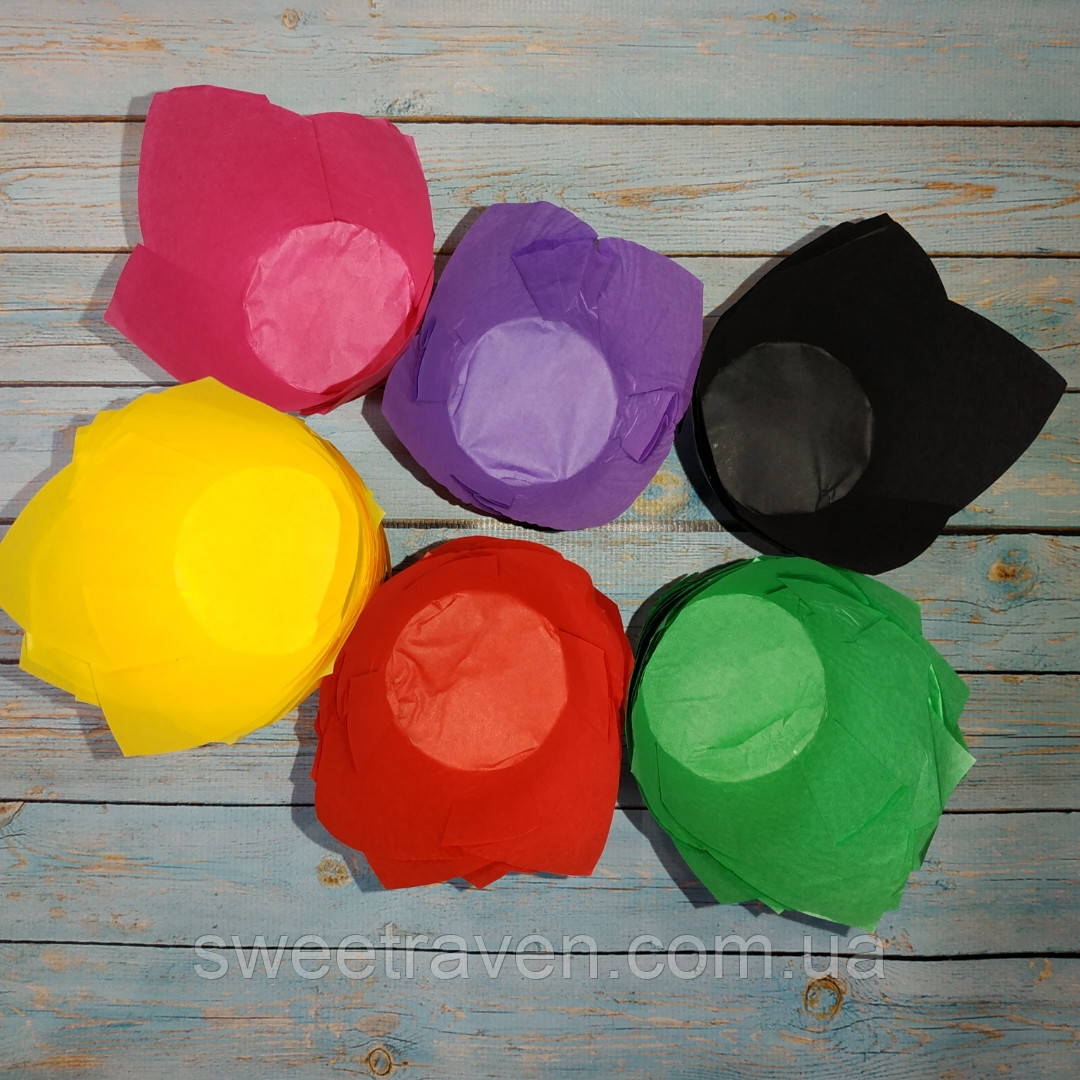 Бумажные формы Тюльпан Ассорти 5, цена 25 грн — Prom.ua (ID#1093509774)