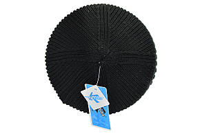 Шапка K-Option 55-57 см Чорна (K-09118-7), фото 3