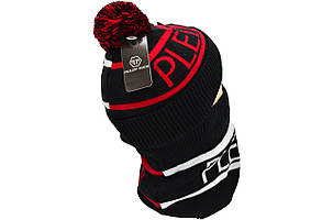 Комплект Flexfit шапка з помпоном і снуд Philipp Plein Чорний (F-0918-60), фото 3