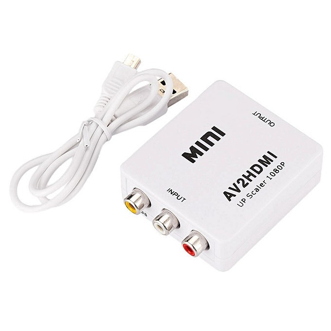 Конвертер AV2HDMI аудио RCA тюльпан в HDMI upscaler FullHD