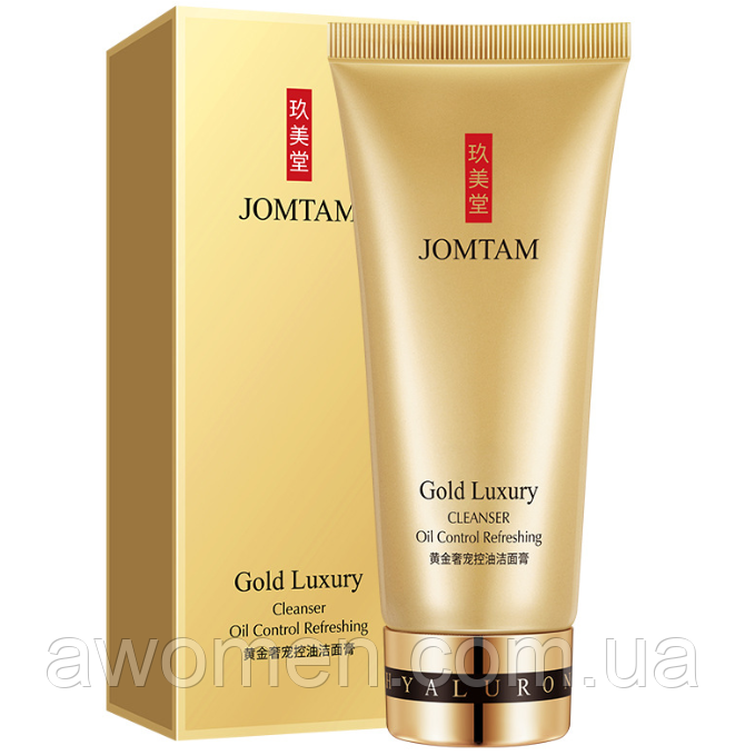 Пінка для вмивання JOMTAM Gold Luxury Oil Control Clencer з контролем жирності шкіри 100 g