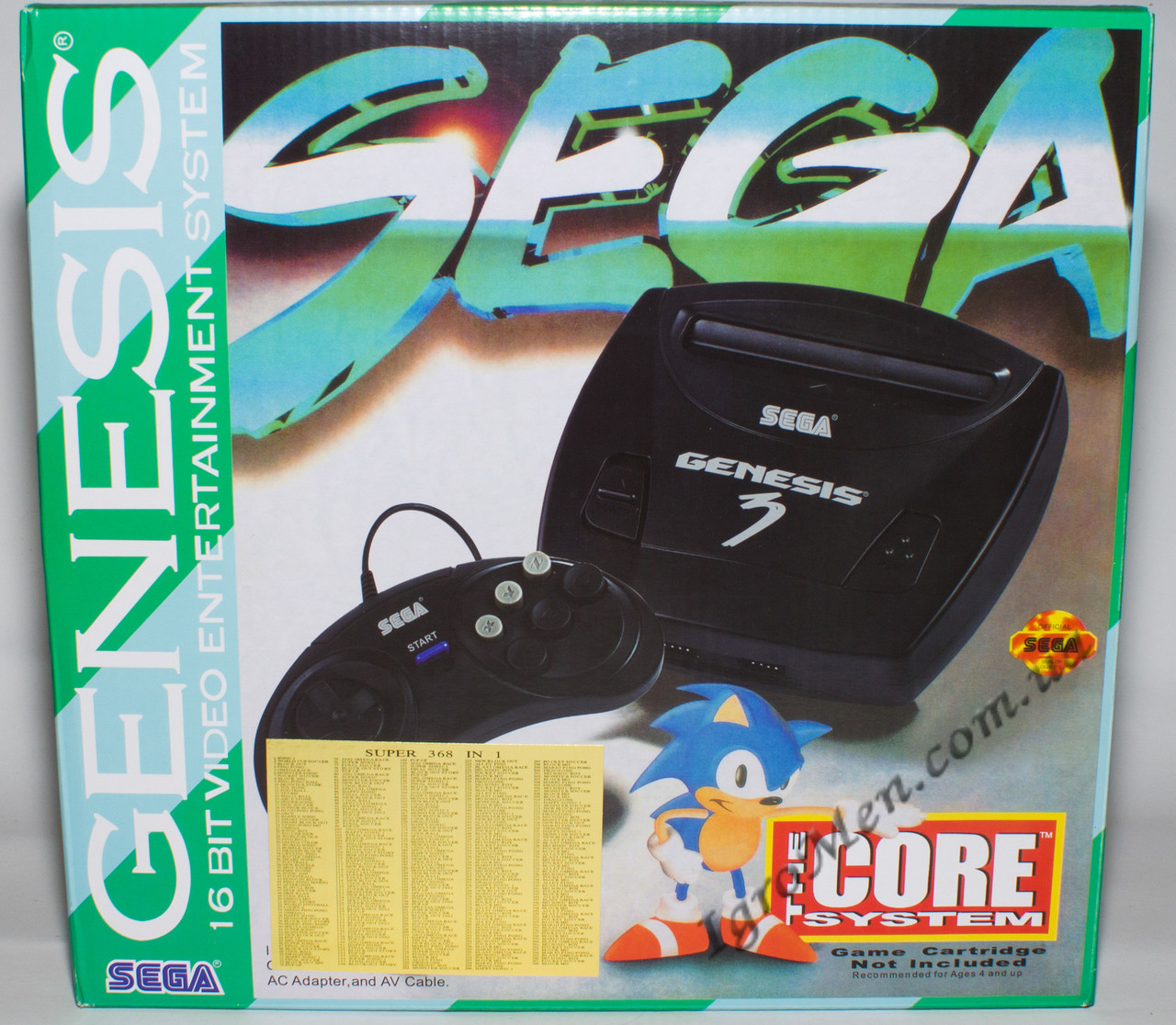 Sega Mega Drive 2|Genesis 3 (+5 ігор)