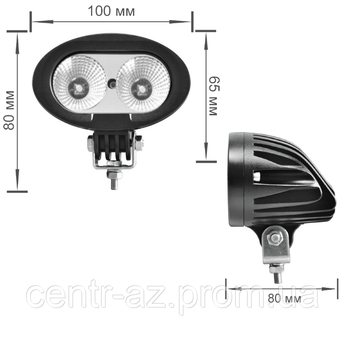 Фара светодиодная Digital DCL-E2010F CREE - фото 5 - id-p129720958