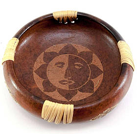 Блюдо теракотове "Сонце" (d-16.5 h-4.5 см)