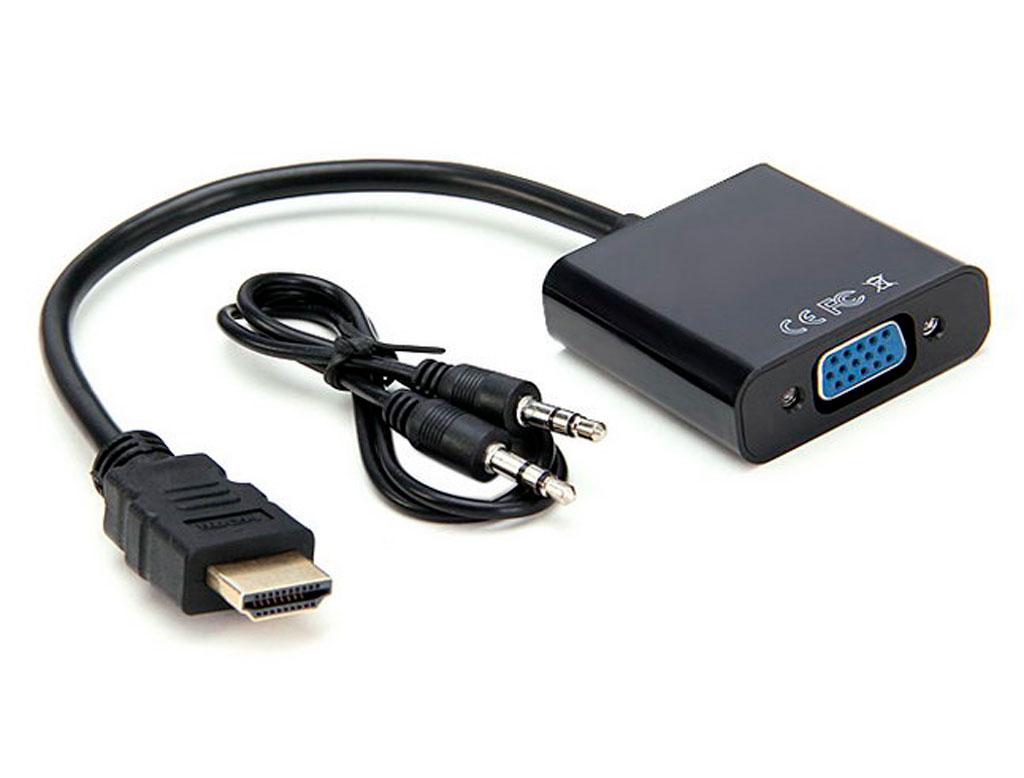 Перехідник HDMI to VGA + аудіо