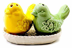 Сільничка з перечницею "Птиці" (11х6х6 см)