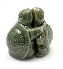 Сільничка з перечницею "Черепахи" (7х7х5 см)