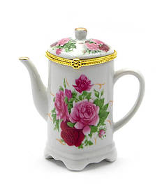 Футляр для зубочисток "Чайник" серце (9х8,5х5 см)