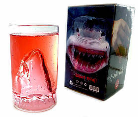 Келих скляний "Челюсті" (13х7,5х7,5 см)