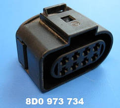 Роз'єм 8 контактний WAG на Audi, Seat,Skoda, VW VAG 8D0 973 734