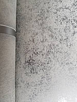 Шпалери вінілові на флізелін Marburg 31756 Imagine під венеціанську штукатурку сірі з сріблом