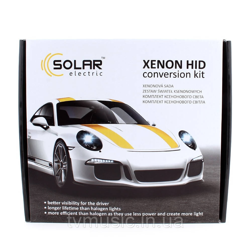 Комплект ксенону SOLAR H3 4300K 35 W Ballast 4343, фото 1