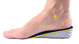 Непомітні вкладиші-устілки у взуття які збільшують зріст на 2 см/, 3 см. та 4 см., фото 4