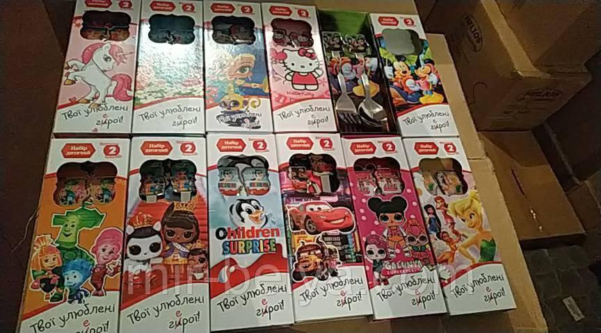 Набір дитячих столових приладів "Мої улюблені герої", фото 1