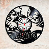 Naruto годинник Наруто годинник Вініловий годинник Аніме Дитячий годинник Годинник у спальню 300 міліметрів, фото 2