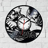 Naruto годинник Наруто годинник Вініловий годинник Аніме Дитячий годинник Годинник у спальню 300 міліметрів, фото 3