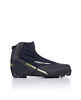 Беговые ботинки для лыж Fisher XC PRO BLACK/YELLOW 38